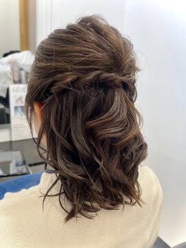 フォーディー(for D) Hair Salon for D ×　ハーフアップ