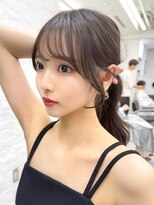 アフロートリノ(AFLOAT Leino)&nbsp;結んで可愛い顔まわり　ロングのレイヤーくびれヨシンモリ銀座#