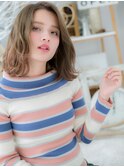 バレイヤージュくせ毛風抜け感くびれミディc5上尾20代30代40代