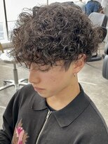 レタッチバイフィフス(RETOUCH by fifth) プードルパーマメンズマッシュハードスパイラルパーマウルフ韓国