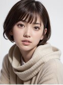 20代・30代大人可愛い丸みショートスタイル
