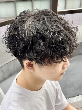 リベル(LIBER) メンズカット+波巻きスパイラルパーマ八王子駅/メンズサロン