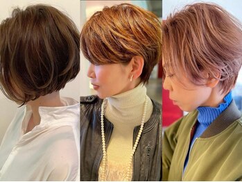 ヘアーデザインサロン シエル Cielの写真/【半個室空間】再現性が高く持ちがいいと好評のショートカット◇高い技術力にリピーターも多数☆