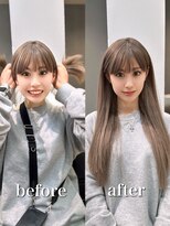 ラピス 福岡天神店(Lapis)&nbsp;グレージュ/エクステ/ブリーチ/福岡/天神/担当_原島ユウヤ