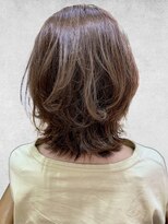 ラルジュヘアイコール(Large hair equal =)&nbsp;20代30代大人かわいいベージュナチュラルセミロングヘアー美肌
