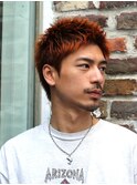 メンズハイトーンベリーショート　スパイキーショート