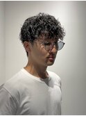 前下がりスパイラルパーマ