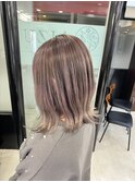 バレイヤージュ ラベンダーベージュ