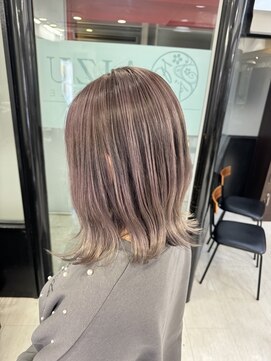 アイズ 本厚木(AIZU) バレイヤージュ ラベンダーベージュ