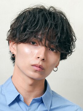 フィフス 仙台(fifth) 仙台シャドウパーマッシュウルフ波巻きツイストスパイラルパーマ