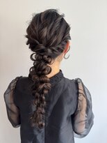 ロックワークオレンジ 西中島店(ROCK WORK ORANGE)&nbsp;お呼ばれヘア＊編みおろし