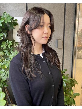 グリーン 町田(green) 【セミロング】くせ毛風小顔レイヤー