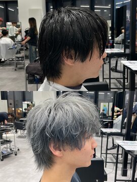 オーシャントーキョーハラジュク(OCEAN TOKYO harajuku) シルバーアッシュで魅せる束感ショート