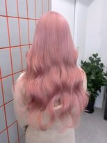 ベレーザ 渋谷神南(Beleza) 16243ブリーチ＆ダブルカラーローズブラウンダークレッドロング