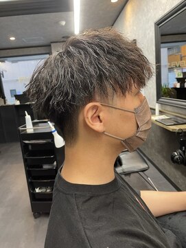 レベル 葛西店(LEVEL) ツイストスパイラルパーマ マッシュ メンズカット 葛西メンズ