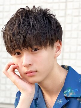エルマーク(L-MARK) メンズパーマ/ツイストスパイラル/サーフカール/men's/眉毛