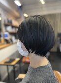 重めショートボブ
