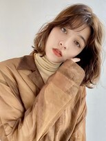 アンドレイ 表参道(andrey)&nbsp;着物ヘア/ダークアッシュ/ミディアムレイヤーカット/表参道