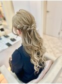 ヘアセット/ハーフアップ