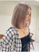 ハイライトバレイヤージュダブルカラーケアブリーチ20代30代