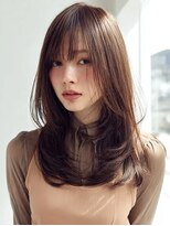 ダル 渋谷/表参道(DAL.)&nbsp;レイヤーカット髪質改善カラーブリーチなしダブルカラー韓国