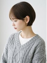 キビト(kibito)&nbsp;新宿曙橋市ヶ谷若松河田丸みショートオン眉ショート20代30代40代