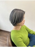 シルバーアッシュ ブルーシルバー ブリーチカラー 透明感
