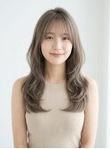 ミルクティーグレージュ×レイヤーカット