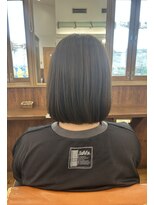 トップヘアー 中庄店(TOP HAIR fuapua) 《TOPHAIR 中庄店/きゃん》内巻きボブ×アッシュベージュ