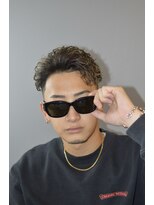 ベガス 大宮(Vegas)&nbsp;ブラウンベージュハイライト×ラルフカール【大宮メンズサロン】