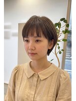 トレ(tre.)&nbsp;ぱっつん前髪の丸みマッシュショート