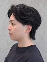 ハイプ マン 藤沢(HYPE MAN)&nbsp;フェザーパーマ毛流れパーマセンターパートニュアンス藤沢
