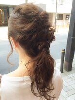 ラウンジ モリオ イケブクロ(Lounge MORIO Ikebukuro) 【morio池袋】三つ編みネオポニーテール