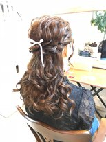 ロカット サロン(Roquat Salon) waveハーフアップアレンジ【ヘアアレンジ 立川/立川南 浴衣】