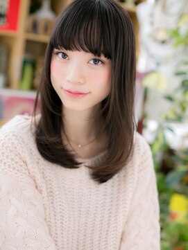 カバーヘア ブリス 戸田公園西口店(COVER HAIR bliss) ★間違いナシ！黒髪小顔クラシカルストレートセミディ★5