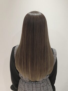 マイラ 銀座(myla) 【髪質改善】ハニーグレージュのバレイヤージュカラー☆