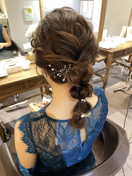 着付けヘアセット専門店 ウィズ(With) 編みおろしスタイル