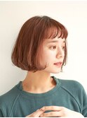 オフィスヘア/エアリーミディ/ショートパーマ/新宿
