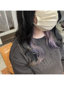 スクリバイタヒエ(SUKURI by tahie) #イヤリングカラー #ラベンダーカラー #艶髪 #美髪のススメ