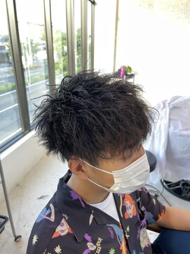 ストゥー(StueW.) 【倉敷】【岡山】【髪質改善】メンズ×ツイストスパイラルパーマ