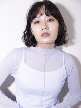 バーニー(BARNEY) 外ハネボブシースルーバング1004