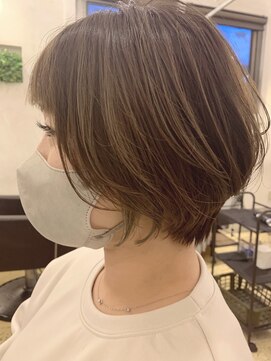 イデー ヘアサロン(idee Hair Salon) 大人ショート＊インナーカラー