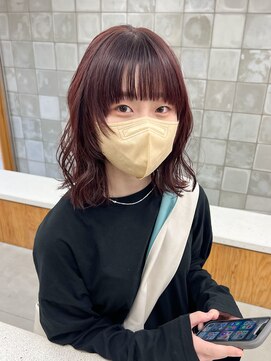 トゥコ(tuco) フェイスレイヤー ピンクブラウン チェリーレッドカラー