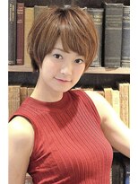 クレドガーデン 吉祥寺店(CRED GARDEN)&nbsp;大人可愛い20代30代40代黒髪前下がりショートボブ丸みショート02
