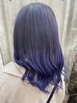 ブランシェ 西松山店 バレイヤージュ×パープル