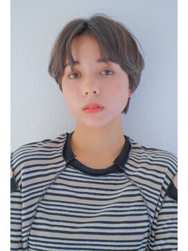 ガリカ 渋谷(Gallica) 【Gallica】大人フェミニンショート/透明感ベージュブラウン