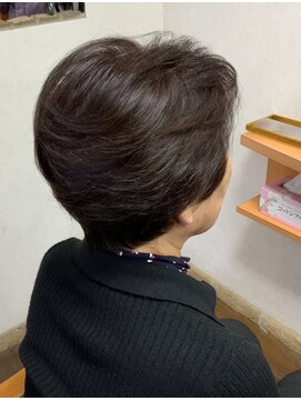 美容室シュガー ツーブロに見えないショートカット