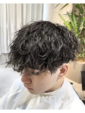 サップ 茨木店(Sup) 【Sup】波巻きスパイラルパーマ/メンズパーマ/メンズ/眉毛