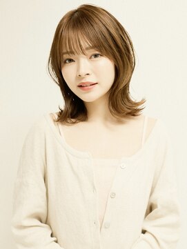 オンク 新宿(onk) 黒髪/グレーベージュ/レイヤーロング/前髪パーマ[新宿駅]