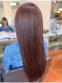20代30代40代髪質改善カラーショコラアッシュ艶感ストレート